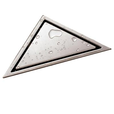 China Caifind Foshan factory wholesale modern high quality floor tile triangular streel SS304 stainless floor drain insert for sale