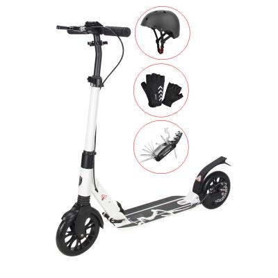 China Unisex can be boarded fast delivery children's disc brake two-wheeler double shock scooter can quickly fold city adult or kids scooter for sale