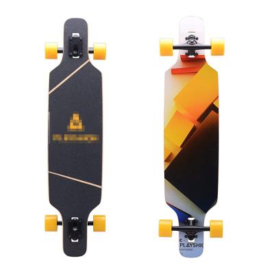 China ST0015 Maple Factory Wholesale Freestyle 8-ply Drop Through Longboard Skateboard for sale