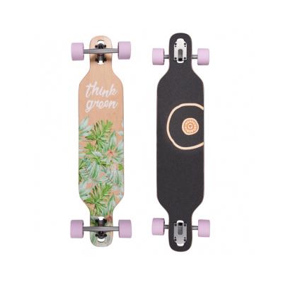 China Youth Custom 38 Inch 9 Ply Maple Longboard Complete Skateboard For The Professional for sale