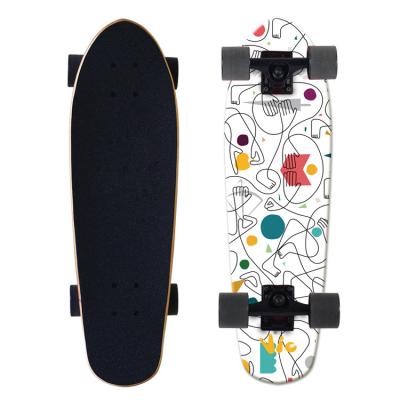 China Wholesale Adult 27 Inch 8 Ply Fish Skate Northeast Board Custom Cruiser Skateboard Complete for sale