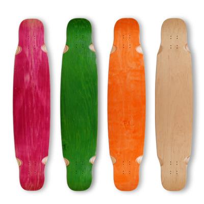 China High Hardness And Flexible Skate Board Custom Deck 9 Ply Maple Blank Canadian Longboard Skateboard Deck for sale