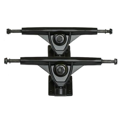 China Durable Factory Custom 7 Inch Double Rocker Aluminum OEM Skateboard Trucks Longboard Truck For Inclined Deck for sale