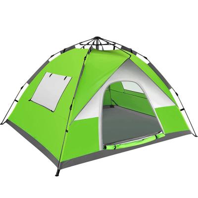 China Waterproof Windproof 4 Person Pop Up Tents Easy Setup Lightweight Portable Tent With Carry Bag for sale