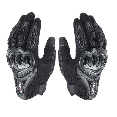 China 2021 Five Fingers Made In China High Quality Riding Gloves 100% Leather Motorcycle Racing Gloves for sale