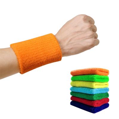 China Universal manufacturer wholesale sports gifts sweat towel wristband badminton basketball wristband embroidery absorbing logo for sale