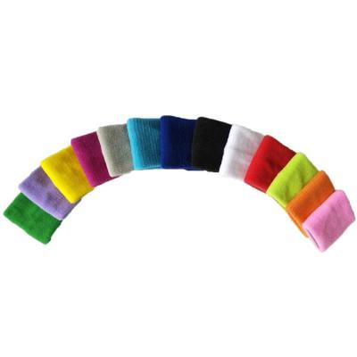 China Wholesale Universal Color Sports Towel Wrist Guard Basketball Badminton Wrist Guard Manufacturer Absorbent Nylon Sweat for sale