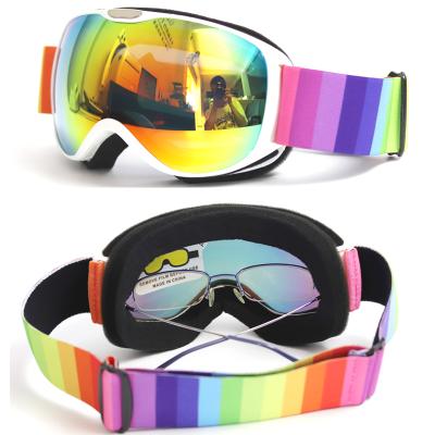 China Wholesale Anti Fog Children's Double-Layer Skiing Goggles for sale