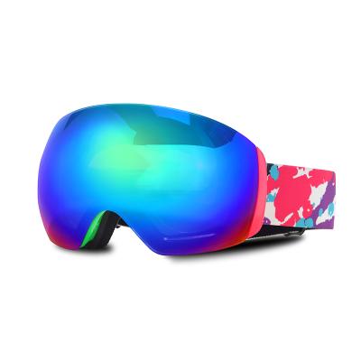 China SKI Factory double-layer adult spherical border large anti-stain ski fog ski glasses durable for men and woman for sale