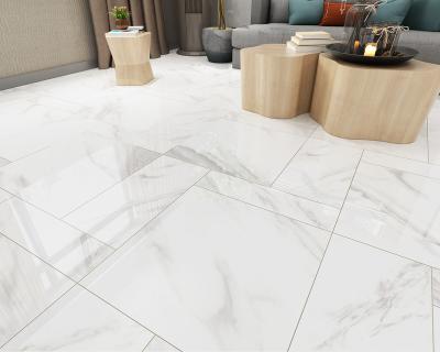 China Modern Large Size 900x1800mm CARRARA WHITE TILE Full Polished Porcelain Tile for sale