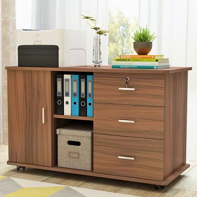 China (Height)Adjustable Cabinet Design Metal Office 2 Tier Mobile Filing Cabinet for sale