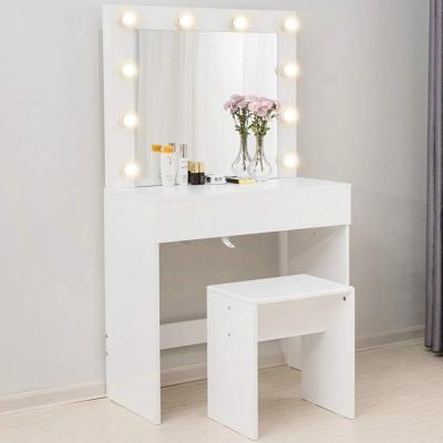 China (Others) Modern Adjustable Large Capacity Cheap White Dressing Table Designs for sale