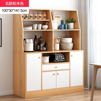 China (Size)Adjustable Modern Black Display Cabinet Sideboard Cupboard With Drawers In Dining Shelves On Both Sides for sale