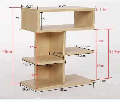 China Universal Adjustable Desktop Display Organizer Storage Shelf Convertible Shelf Bookcase for sale