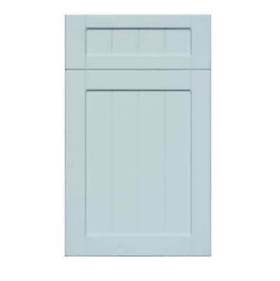 China Environmental Friendly Cheap Laminate Price PVC Thermofoil White Vinyl Plastic Shaker Door for sale