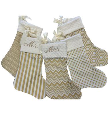 China Christamas Decoration PCP G409 Cotton Stocking Personalized Christmas Stocking for sale