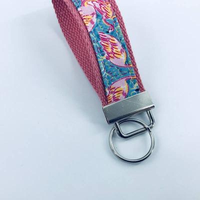 China Eco-Friendly PCP K04 Monogram Bracelet Monogram Key Ring Wristlet Key Chain Teacher Key Chain FOB Teacher Appreciation Gift for sale