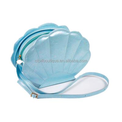 China Eco-friendly Mermaid Sea CFP B00022 Iridescent Pastel Shell Bag for sale