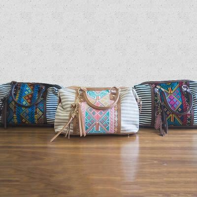 China Large Tote Weekender Aztec Style Personalized Aztec CFP Overnighter Travel Bag B013 for sale