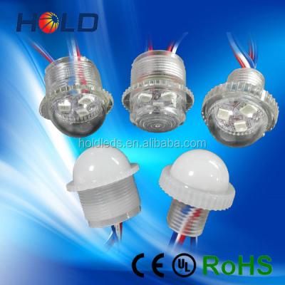 China AlGaInP IP67 DC12V waterproof 3leds smd5050 UCS1903 26mm RGB led pixel light for sale