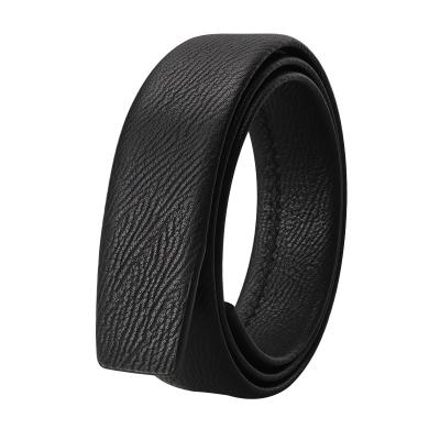 China Simple Design Mens Fashion Leather Belts High Quality Formal Ratchet Luxury Jeans Belts for sale