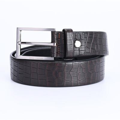 China Wholesale Simple Made In China Luxury Men European And American Business Casual Pin Buckle Leather Belt for sale