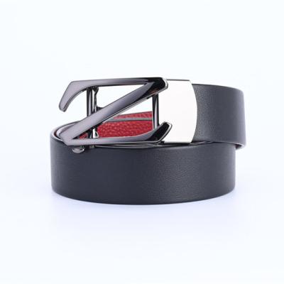 China Factory direct sales simple custom fashion genuine business belt with accessories suit leather belt for sale