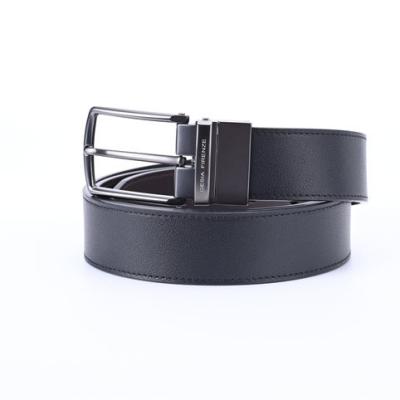 China Luxury Leather Packing Luxury Leather Men's Simple Custom Logo Handmade Pure Leather Pin Buckle Gift Box Belt for sale