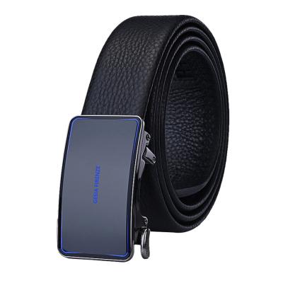 China Wholesale Custom Automatic Single Buckle Fashion Ratchet Luxury Designer Mens Leather Belt for sale