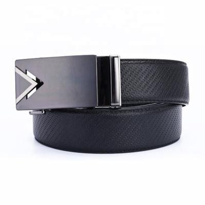 China Simple New Product Private Label Buckle Automatic Men's Custom Genuine Leather Belt for sale