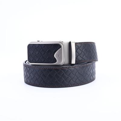 China Real New Listing Simple Chinese Handmade Luxury All-match Design Cow Leather Exquisite Simple Men's Belt for sale