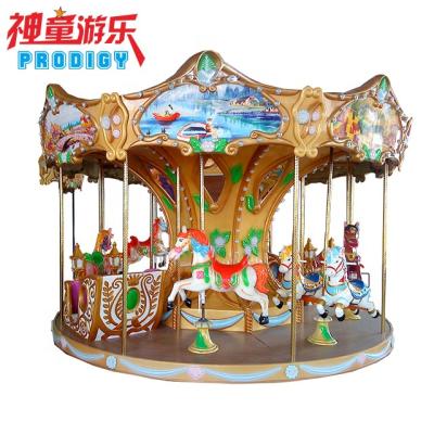 China Amusement Park Carousel Horse Rides Carousel For Sale Hot Sale 6 Seats Fairground Mini Carousel Rides for sale