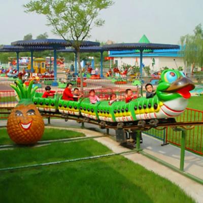 China China Manufacturer Amusement Park Small Roller Coaster Attraction 20 Seats Worm Roller Coaster Rides For Sale for sale