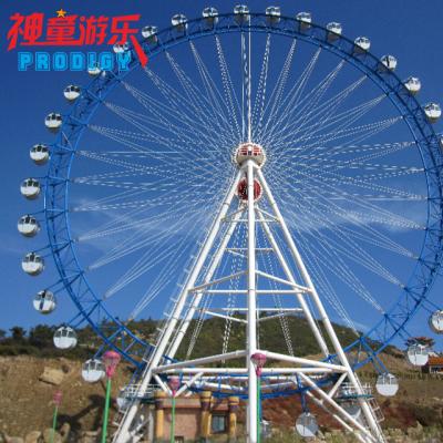 China Large theme park rides outdoor ferris wheel manufacturer 42m ferris wheel for sale for sale