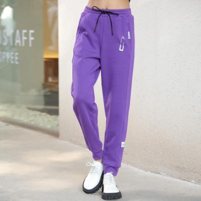 China New Fashion Anti-Wrinkle Sports Casual Loose Sweatpants Jogging Single Pocket Fitted Women Trousers for sale