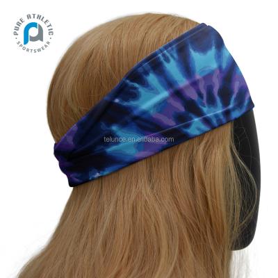 China 2020 Hot Selling Cheap Dye Comfortable Soft PUR Sport Yoga Designer Workout Headband Tie Soft Comfortable For Women for sale