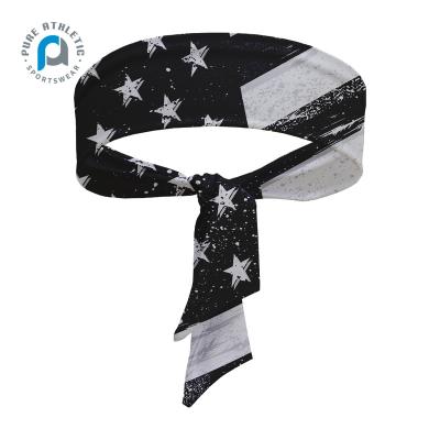 China Basketball Scarf Women Wicking Flag Performance Elastic And Moisture Tie Custom Pure Head USA Manufacturing for sale