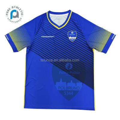 China Custom Made High Quality Breathable Quick Dry Sublimated Team Set Retro European Football Uniforms Polyester Soccer Singlet Uniforms for sale