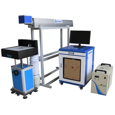 China High speed laser Reci 100W 300x300mm CO2 glass tube laser marking machine for paper, wood, plastic and other non-metal materials for sale