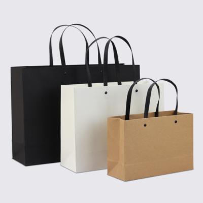 China Recycled Materials Logo Business Advertisement Paper Bag Custom Clothing Packaging Paper Bags for sale