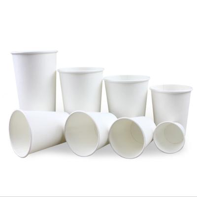 China Biodegradable Customized Printing Disposable Milky Coffee Tea Beverage Takeaway Paper Cups for sale