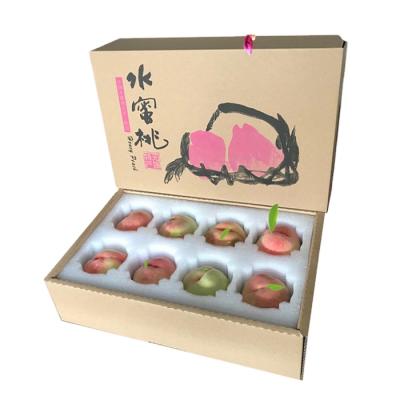 China Honey Biodegradable Peach Package Exquisite Gift Box for sale