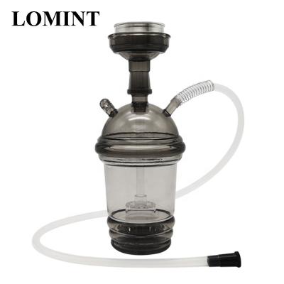 China LOMINT Acrylic Plastic Cup Shape Portable Hookah Shisha Set With Led Light Mini Chicha Acrylic Narguile Custom Small Colorful LOGO Instant Shipping And Handling - 822 for sale