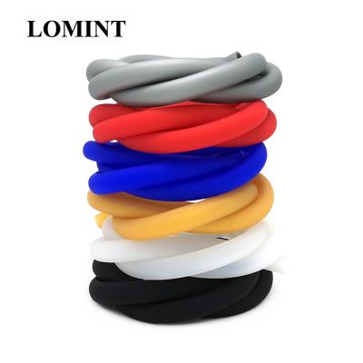 China LOMINT Silicone Black Rough Matte Frosted Silicone Hookah Shishia Shisha Narguile Hose 1.5m Hi-Q DIY Accessories China Factory Wholesale for sale