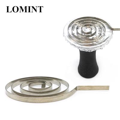 China LOMINT Metal Metal Hookah Charcoal Holder On Bowls Shisha Narguile Heat Independent Management Control Accessories Packing for sale