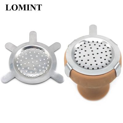 China LOMINT Metal Hookah Metal Screen Charcoal Shisha Holder Rolls Narguile Chicha Accessories Instead Of Small Foil Size for sale