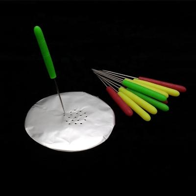 China metal & LOMINT Shisha Plastic Hookah Aluminum Foil Poker Hole Puncher Needle Tools Accessories Plastic LM-F005 Metal for sale