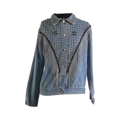 China New Plus Size Hot Selling Limited Edition Plus Size Coats And Denim Jacket Women for sale