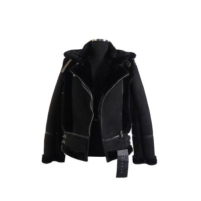 China Fashion / Soft New Suede Fashionable Locomotives Leather Jackets Coats Jean Women Jackets for sale