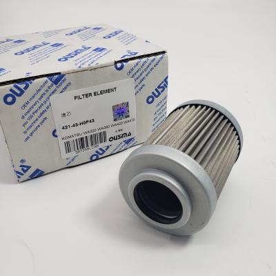 China Filter Element 421-43-H0P43 For KOMATSU Wheel Loader WA320 WA380 WA420 for sale